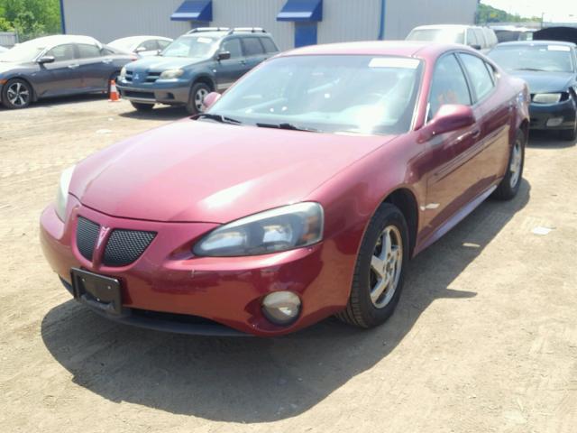 2G2WP522841104025 - 2004 PONTIAC GRAND PRIX RED photo 2