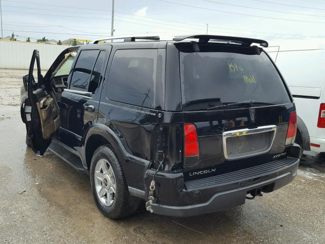 5LMEU68H93ZJ47952 - 2003 LINCOLN AVIATOR 黑色 照片 3