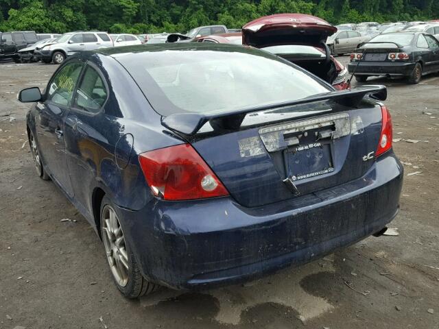 JTKDE177270207102 - 2007 TOYOTA SCION TC 蓝色 照片 3