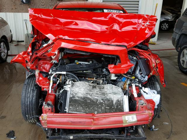 1G1JA5SH6G4120074 - 2016 CHEVROLET SONIC LS RED photo 9