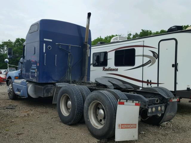 1XKADB9X47R208056 - 2007 KENWORTH CONSTRUCTI BLUE photo 3