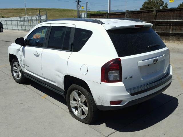 1C4NJDBB1ED646625 - 2014 JEEP COMPASS SP WHITE photo 3