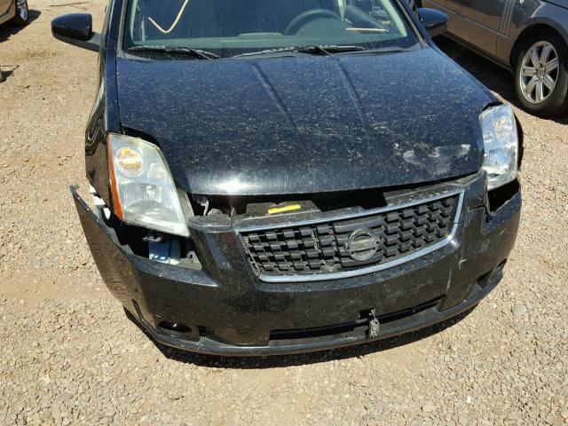 3N1AB61E38L740350 - 2008 NISSAN SENTRA 2.0 BLACK photo 9