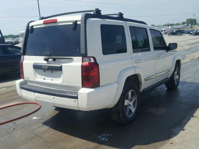 1J4RH4GK9AC124938 - 2010 JEEP COMMANDER WHITE photo 4
