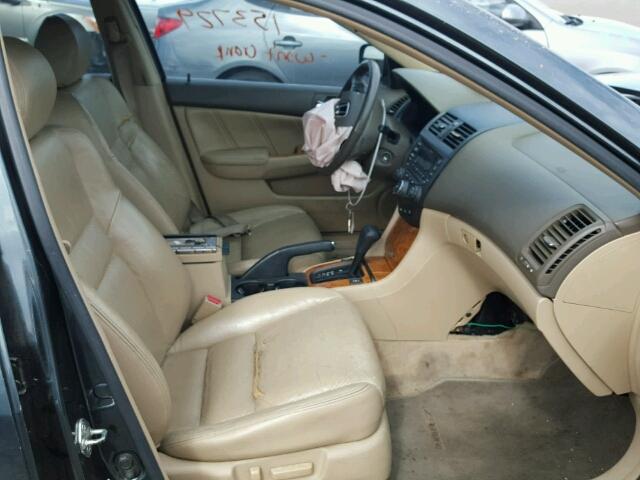 1HGCM66504A027658 - 2004 HONDA ACCORD EX GREEN photo 5