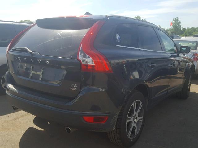 YV4902DZ6D2382764 - 2013 VOLVO XC60 T6 GRAY photo 4