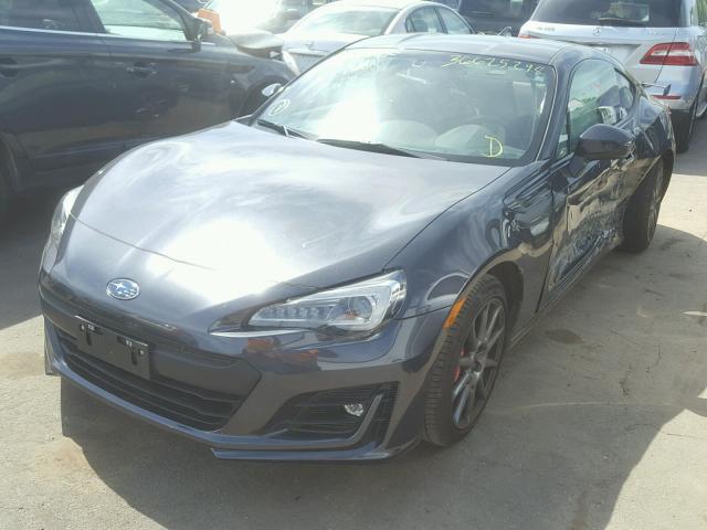 JF1ZCAC14H9604382 - 2017 SUBARU BRZ 2.0 LI GRAY photo 2