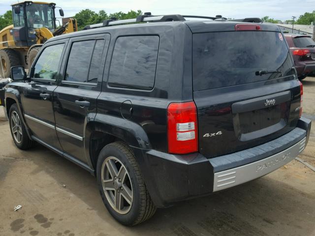 1J8FF48B39D192499 - 2009 JEEP PATRIOT LI BLACK photo 3