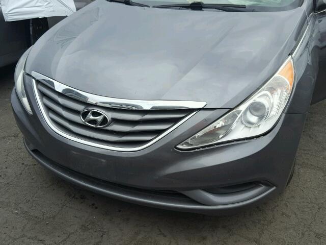 5NPEB4ACXCH330381 - 2012 HYUNDAI SONATA GLS GRAY photo 9