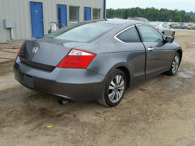 1HGCS12809A003747 - 2009 HONDA ACCORD EXL CHARCOAL photo 4