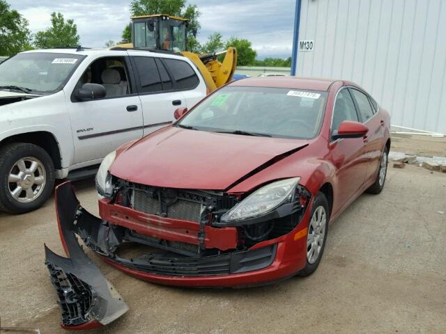 1YVHZ8BHXA5M09101 - 2010 MAZDA 6 I RED photo 2