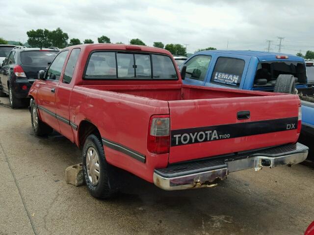 JT4VD12E2S0009049 - 1995 TOYOTA T100 XTRAC RED photo 3