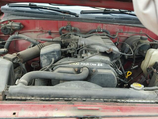 JT4VD12E2S0009049 - 1995 TOYOTA T100 XTRAC RED photo 7