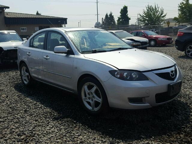 JM1BK12F471630795 - 2007 MAZDA 3 SILVER photo 1