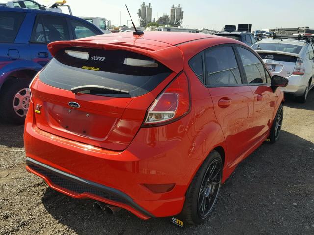 3FADP4GX4FM126932 - 2015 FORD FIESTA ST RED photo 4