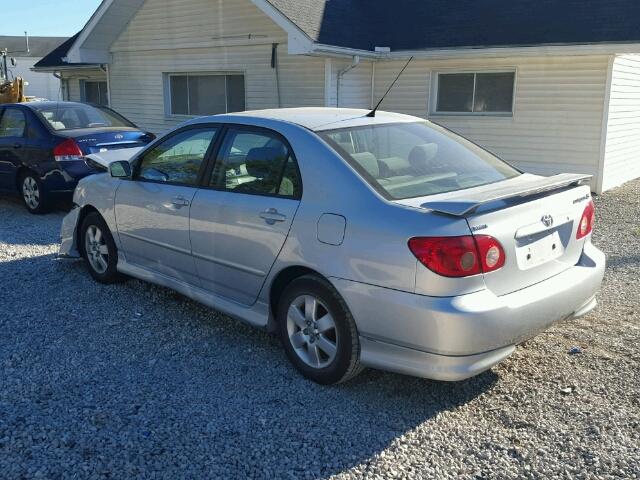 2T1BR32E67C730522 - 2007 TOYOTA COROLLA CE SILVER photo 3