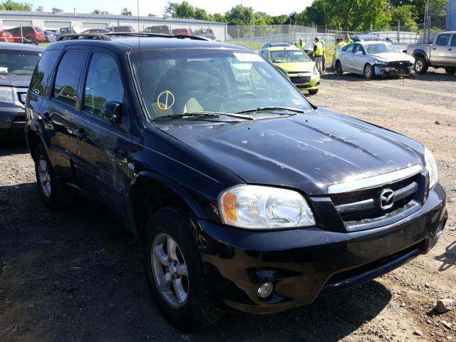 4F2YZ04175KM43737 - 2005 MAZDA TRIBUTE S BLACK photo 1