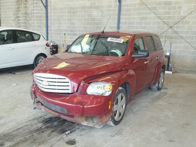 3GNDA13D37S573892 - 2007 CHEVROLET HHR LS BURGUNDY photo 2