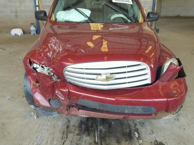 3GNDA13D37S573892 - 2007 CHEVROLET HHR LS BURGUNDY photo 9