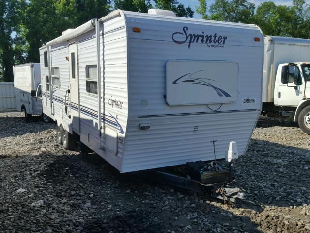 4YDT2882531207295 - 2003 KEYSTONE SPRINTER WHITE photo 1