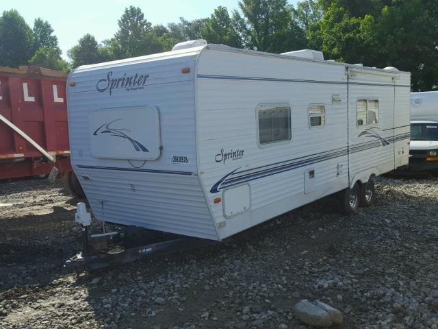 4YDT2882531207295 - 2003 KEYSTONE SPRINTER WHITE photo 2