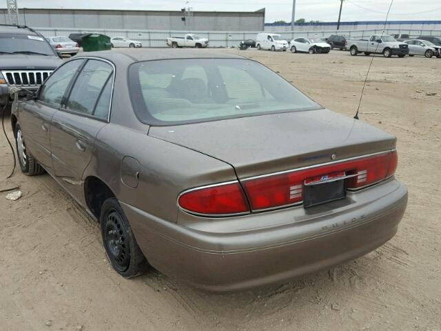 2G4WS52J541152904 - 2004 BUICK CENTURY CU BROWN photo 3