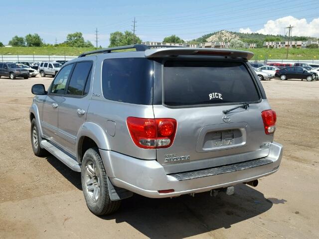 5TDZT38A96S283999 - 2006 TOYOTA SEQUOIA LI SILVER photo 3