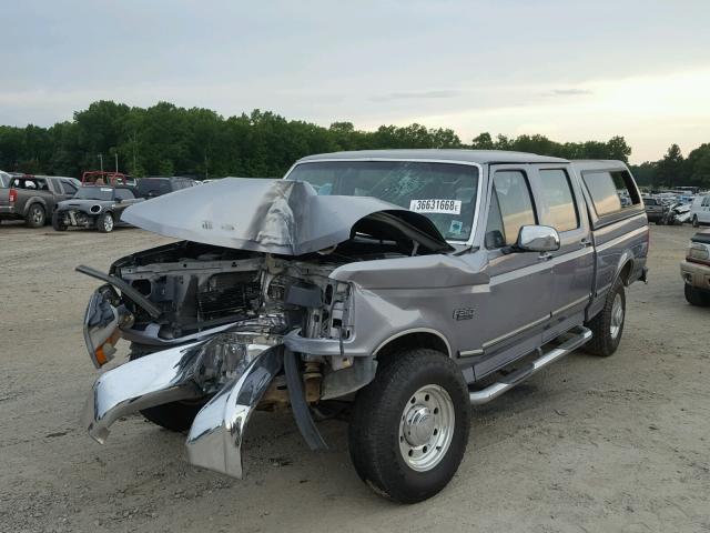 1FTHW25G1VEB55699 - 1997 FORD F250 GRAY photo 2