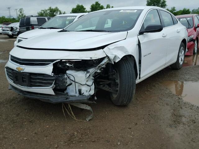 1G1ZB5ST9JF117489 - 2018 CHEVROLET MALIBU LS Ağ foto 2