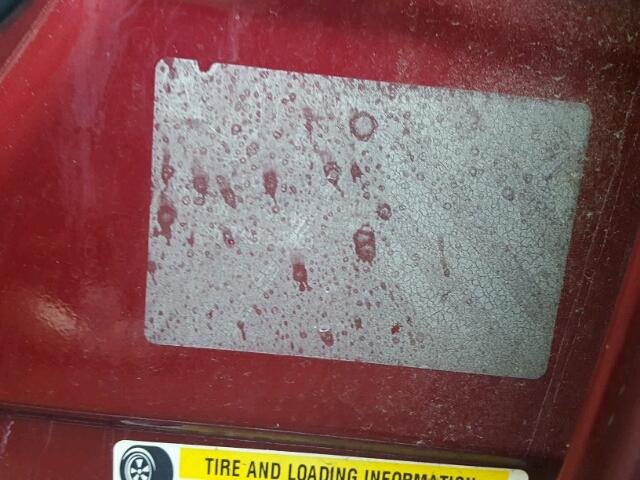 1G1ZK577X9F205930 - 2009 CHEVROLET MALIBU LTZ 红色 照片 10