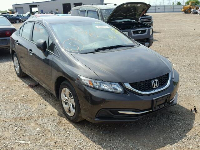 19XFB2F59DE000823 - 2013 HONDA CIVIC BLACK photo 1