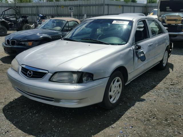 1YVGF22C3Y5160964 - 2000 MAZDA 626 ES SILVER photo 2