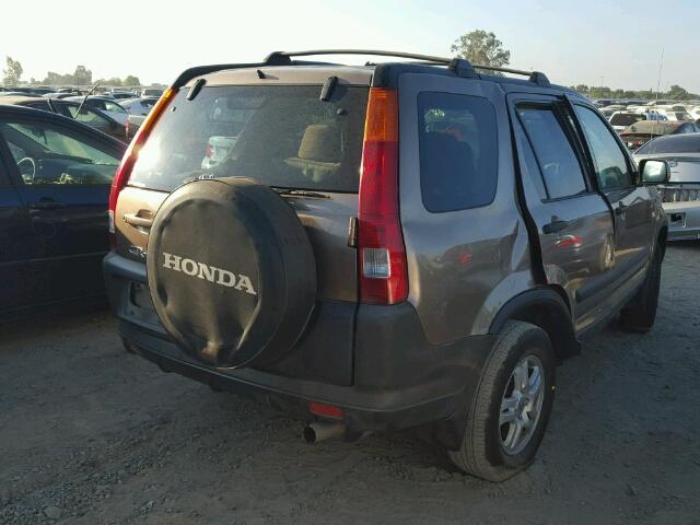 JHLRD78892C062872 - 2002 HONDA CR-V EX BROWN photo 4