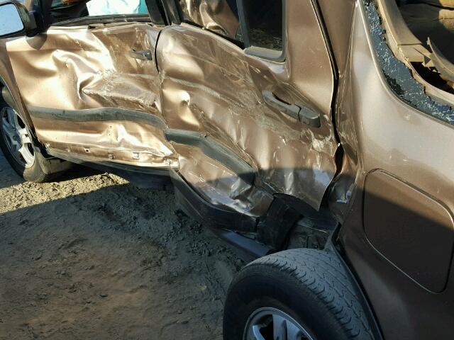 JHLRD78892C062872 - 2002 HONDA CR-V EX ყავისფერი ფოტო 9