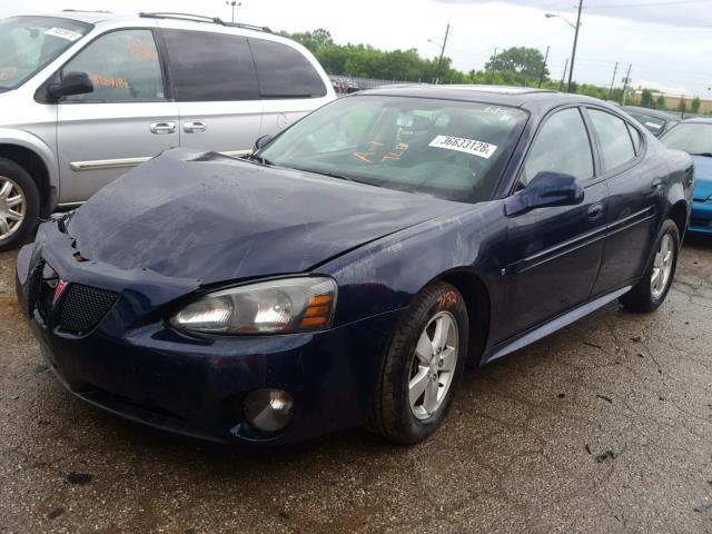 2G2WP552581116246 - 2008 PONTIAC GRAND PRIX ლურჯი ფოტო 2