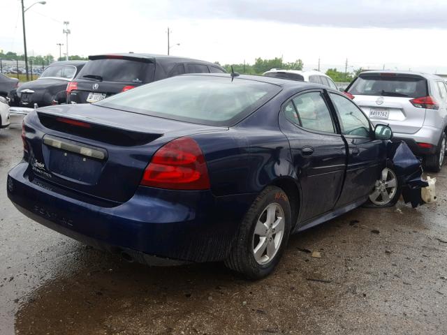 2G2WP552581116246 - 2008 PONTIAC GRAND PRIX ლურჯი ფოტო 4