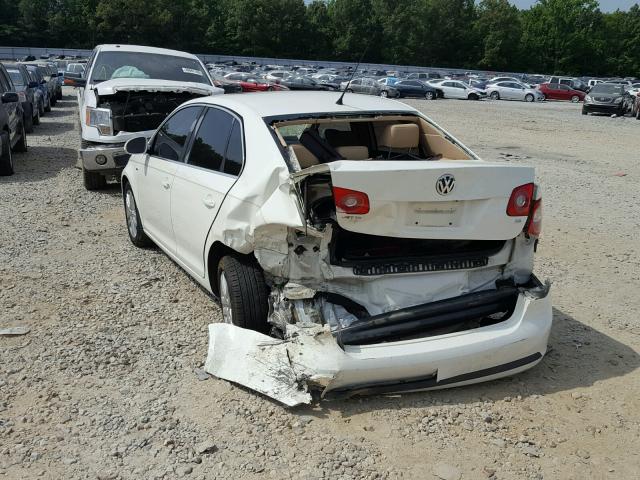 3VWEF71K37M142859 - 2007 VOLKSWAGEN JETTA WOLF WHITE photo 3