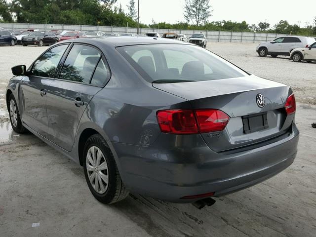 3VW2K7AJ5EM221310 - 2014 VOLKSWAGEN JETTA BASE 石墨色 照片 3