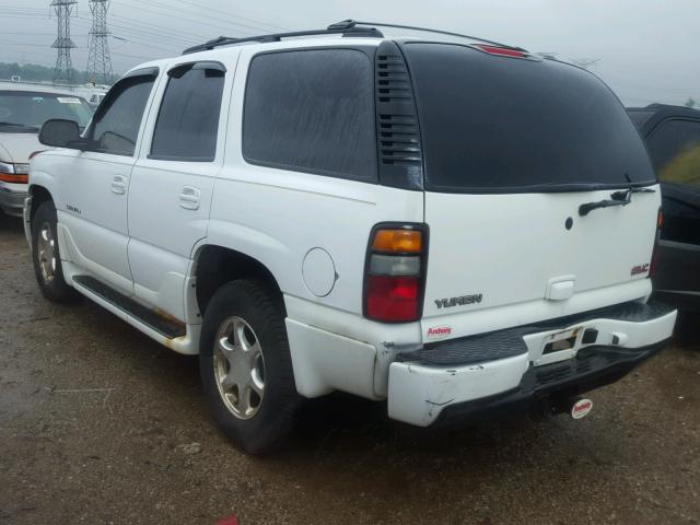 1GKEK63U34J258356 - 2004 GMC YUKON DENA WHITE photo 3