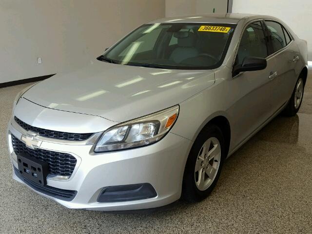 1G11A5SL3EF257673 - 2014 CHEVROLET MALIBU LS 银色 照片 2