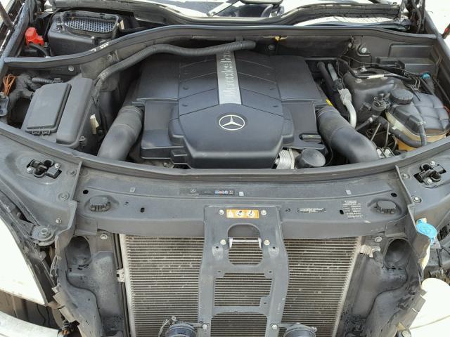 4JGBB75E37A252874 - 2007 MERCEDES-BENZ ML 500 BLACK photo 7