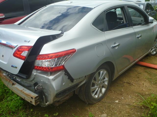 3N1AB7AP9EL632947 - 2014 NISSAN SENTRA S SILVER photo 4