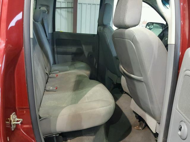3D7KS28C06G124339 - 2006 DODGE RAM 2500 S MAROON photo 6