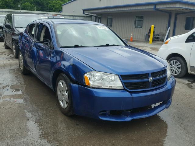 1B3CC4FB2AN121624 - 2010 DODGE AVENGER SX BLUE photo 1