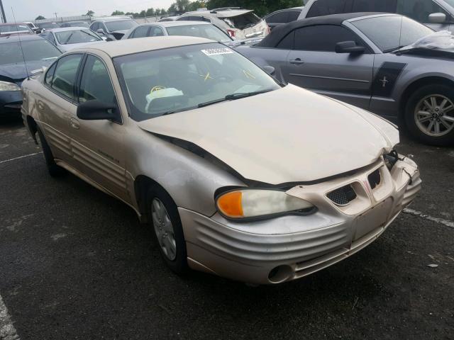 1G2NF52TX1C170699 - 2001 PONTIAC GRAND AM S Qızıl foto 1