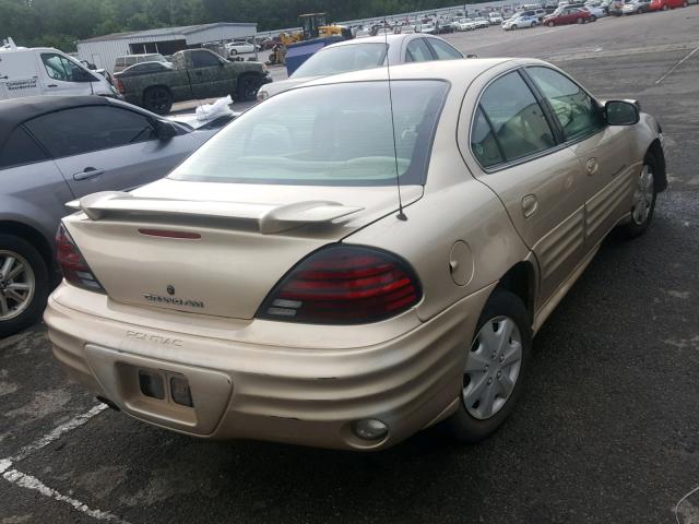 1G2NF52TX1C170699 - 2001 PONTIAC GRAND AM S Qızıl foto 4