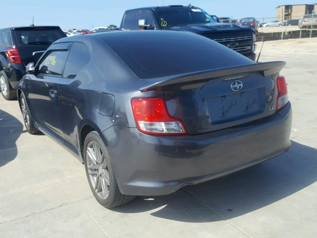 JTKJF5C77C3035882 - 2012 TOYOTA SCION TC 灰色 照片 3