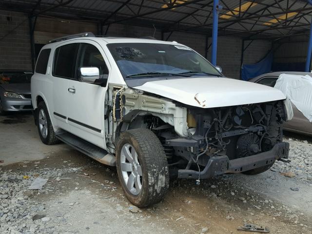 5N1AA0NC3AN602735 - 2010 NISSAN ARMADA SE WHITE photo 1