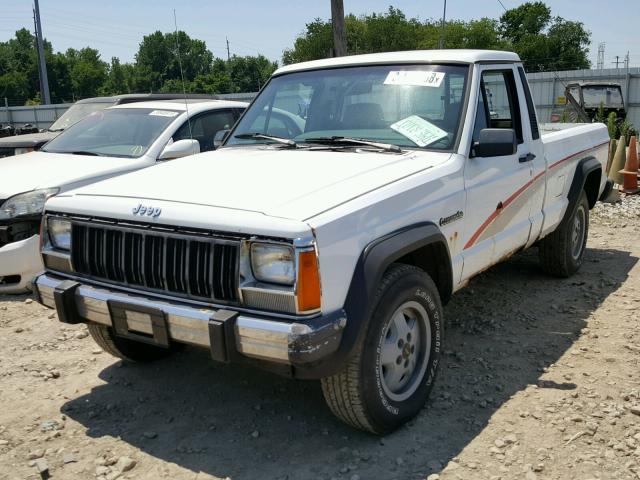 1J7FT26S8NL192924 - 1992 JEEP COMANCHE WHITE photo 2