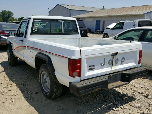 1J7FT26S8NL192924 - 1992 JEEP COMANCHE WHITE photo 3